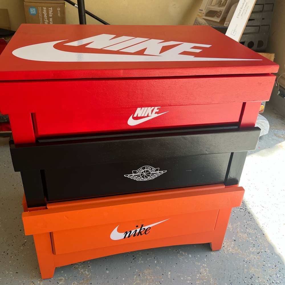 Giant shoe box custom drawer